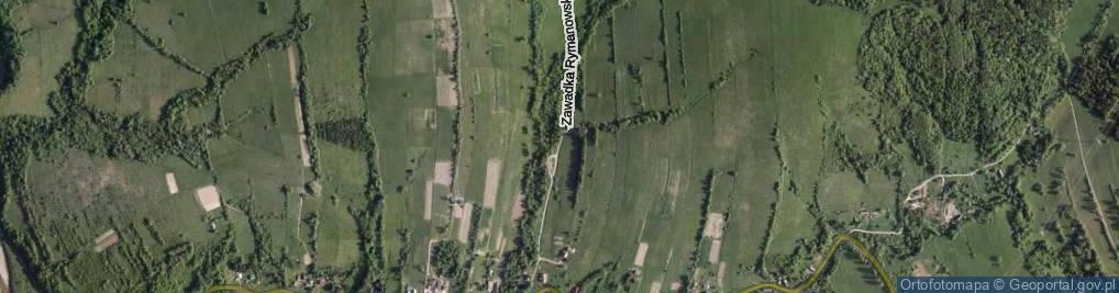 Zdjęcie satelitarne Zawadka Rymanowska ul.